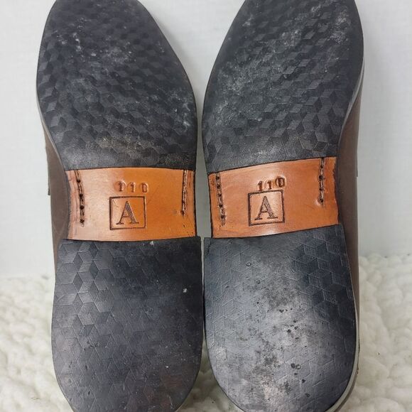 Adelante The Luca Men\'s Size 11D Slip On Penny Loafers Brown Nubuck Shoes main image 5